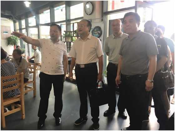 省国资委杨平副主任率队考察乐鱼官方网页版-乐鱼(中国)侨亚文明窗口申报工作