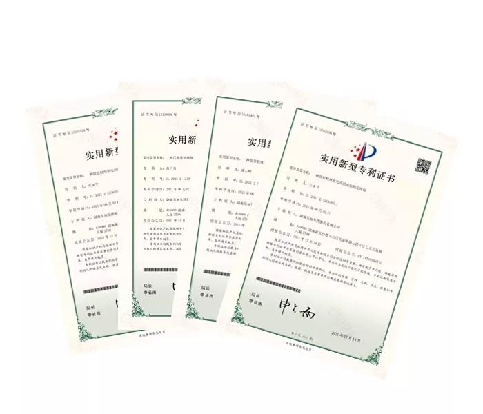 科技支撑发展，创新引领未来—乐鱼官方网页版-乐鱼(中国)
获得四项实用新型专利